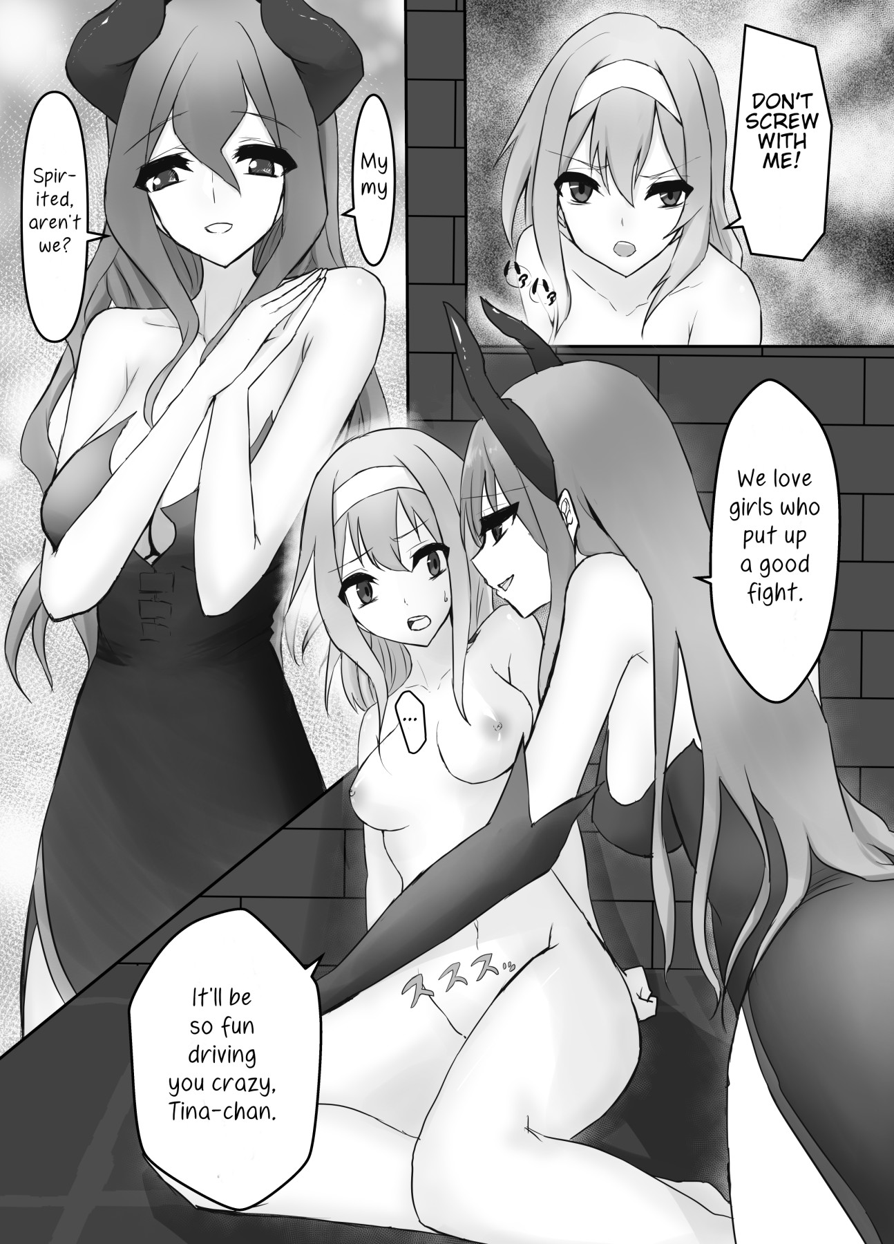 Hentai Manga Comic-Jingai Lez Rape ~Succubus Hen~-Read-10